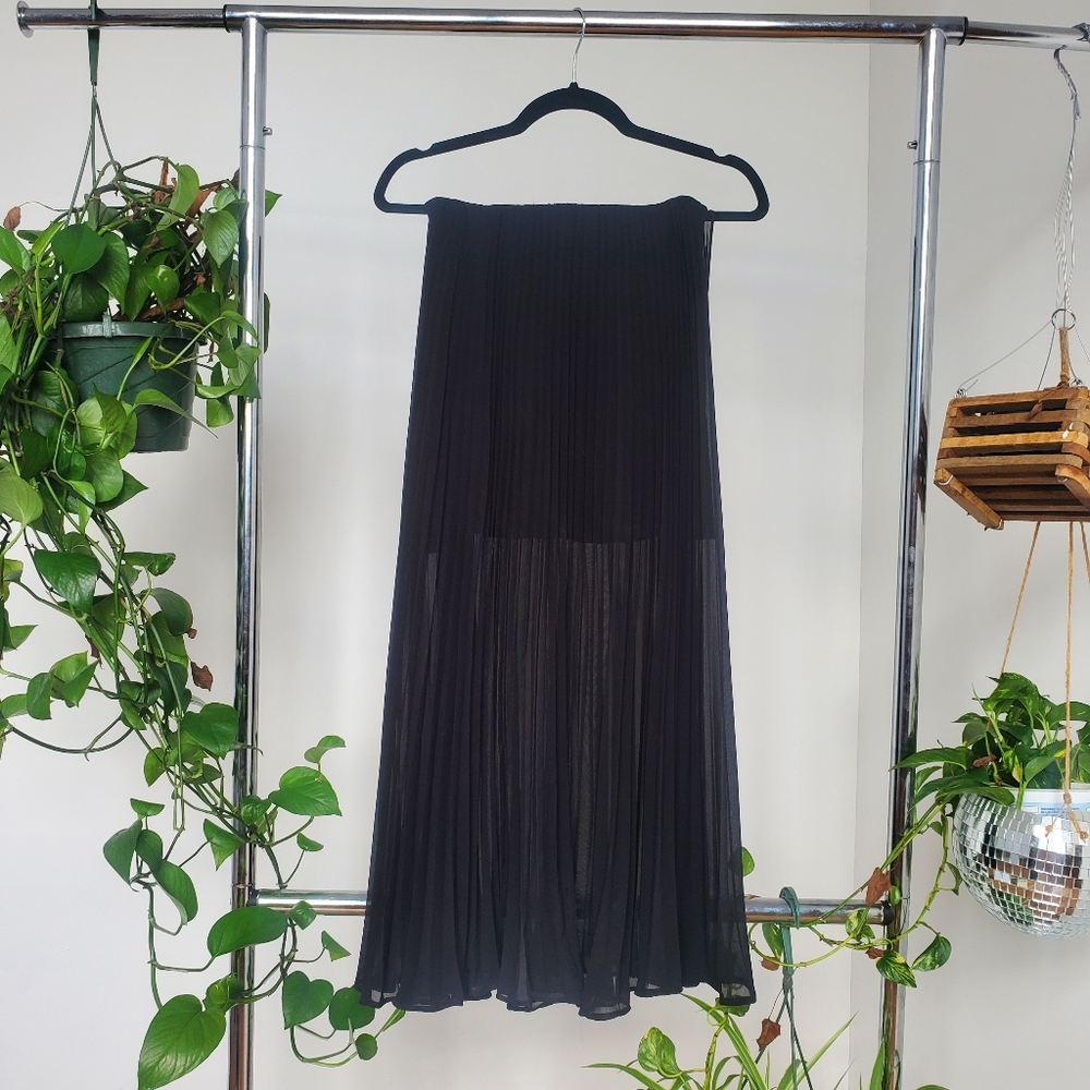 Thurley sheer midi skirt